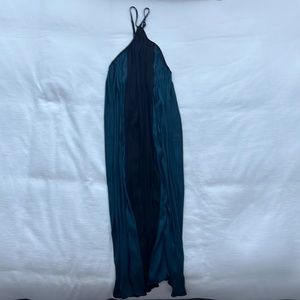 NEW! BANANA REPUBLIC BLACK/BLUE FLOWY SIZE XS DRESS
